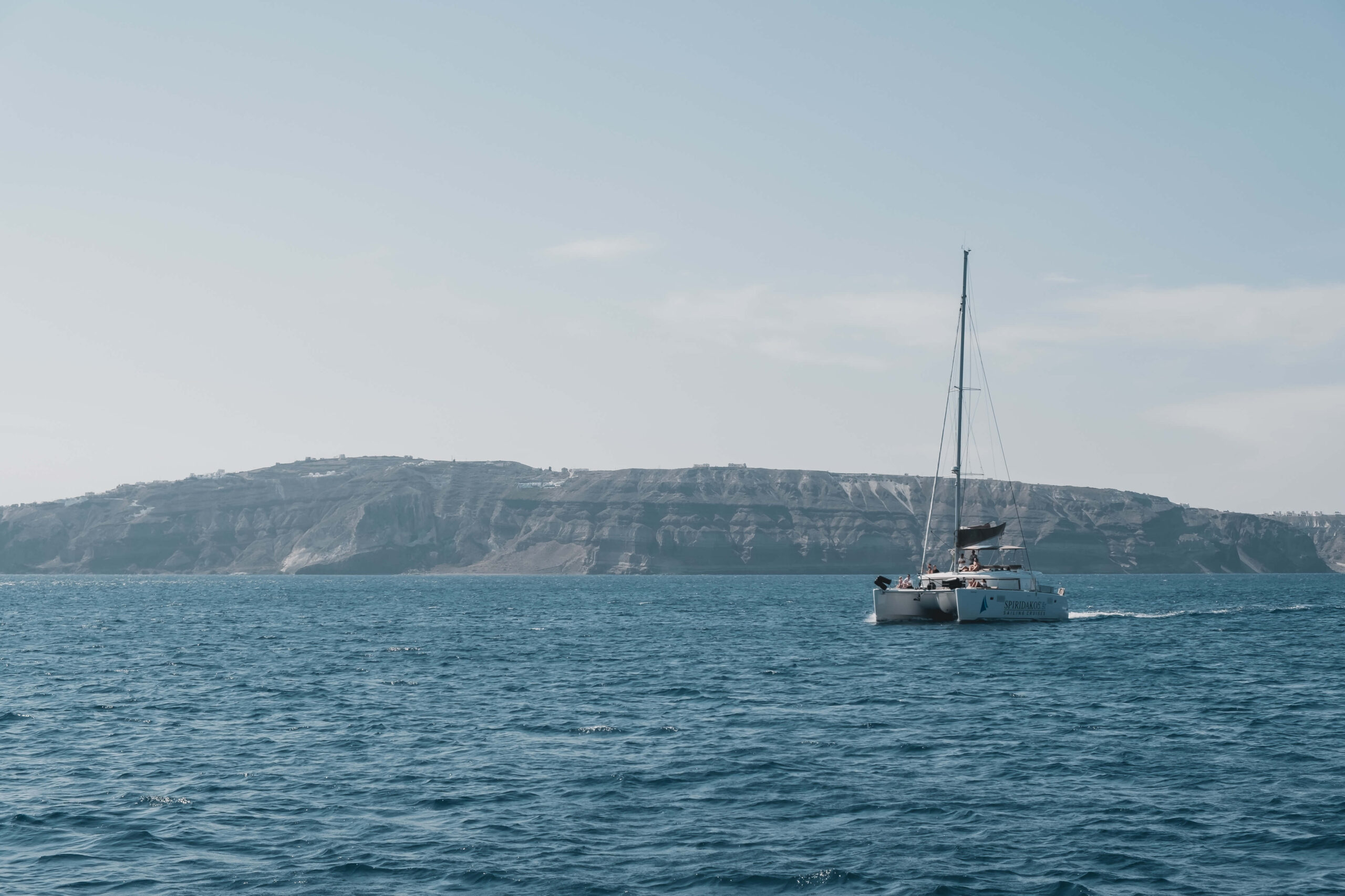 crewed catamaran charter in greece