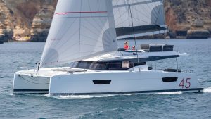 Fountaine Pajot ELBA 45 Catamaran - Starboard view | Vernicos Yachts